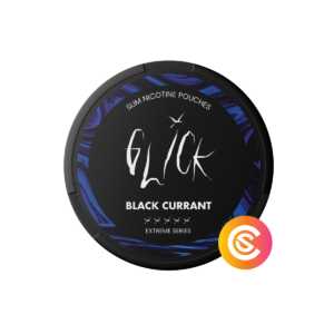Glick Black Currant Extreme Series product tin