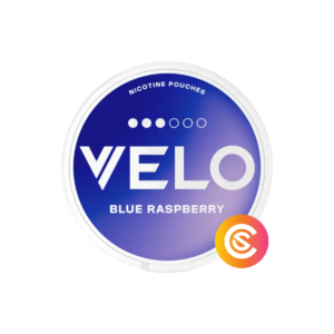 VELO Blue Raspberry Strong product tin